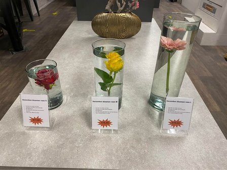 Verzonken Bloemen Vaas