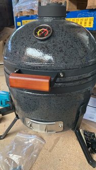 Real Kamado 15&quot; Spotted Grey