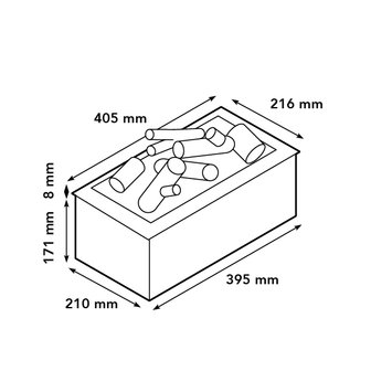 Xaralyn Basket 400 Elektrische Waterdamphaard Cassette