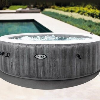 Intex 28440NL PureSpa Greywood 4-Persoons Opblaasbare Spa