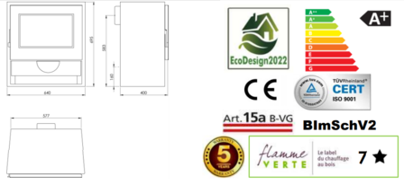Panadero Borneo-S Ecodesign Houtkachel
