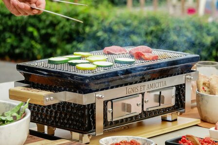 GRLLR Houtskoolbarbecue Shichirin Osaka Wit Tafel BBQ