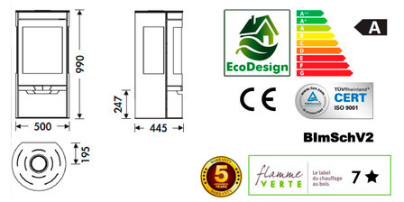 Panadero Suerte Ecodesign Houtkachel