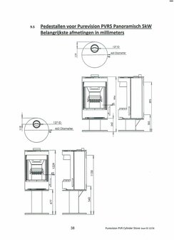 Charlton &amp; Jenrick Purevision vrijstaand rond model voetstuk laag