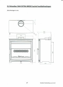 Charlton &amp; Jenrick Fireline Woodtec 5 kW-XW extra breed 564 mm