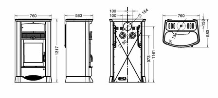 Thermorossi 8000 pelletkachel