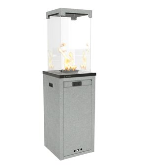 Kratki Gasheater Patio Light Granito