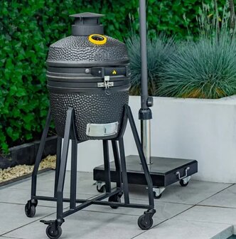 GRLLR &nbsp;Ember Kamado Classic 16&nbsp;Inch Charcoal Zwart