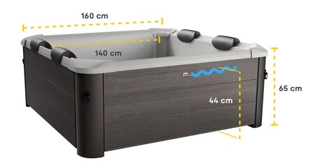 MSpa Tribeca frame spa - 6 persoons