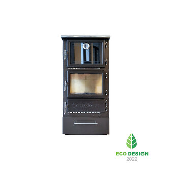 Caliskan 306 3D Box Fireplace Stove Met Oven