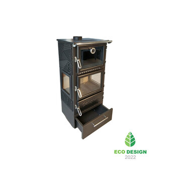 Caliskan 306 3D Box Fireplace Stove Met Oven