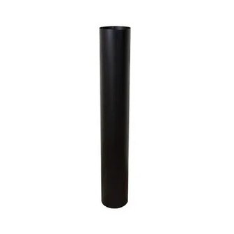 Kachelbuis 100 cm vrouw-vrouw &Oslash; 150 mm EW RVS zwart
