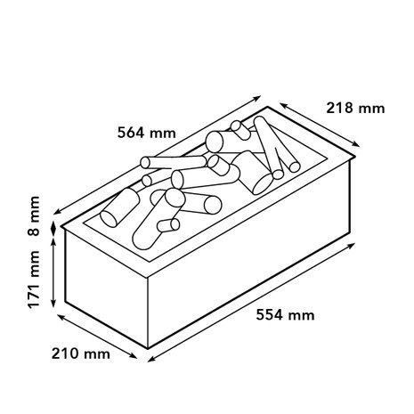 Xaralyn Basket 600 Elektrische Waterdamphaard Cassette