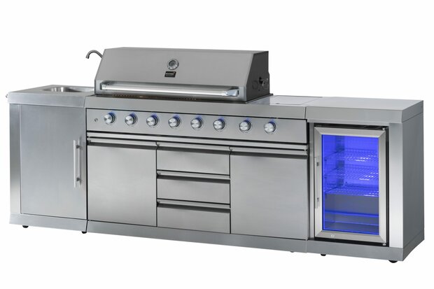 Mustang gas grill Ametist Complete Buitenkeuken