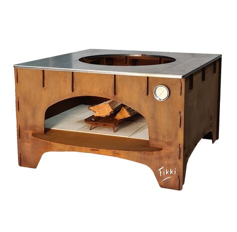 Fikki Level Pizza Oven en Grillring in 1