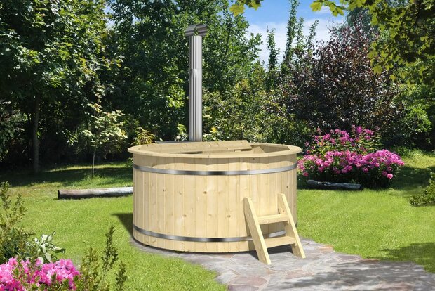 Interflex Vurenhout Hottub met Interne Kachel