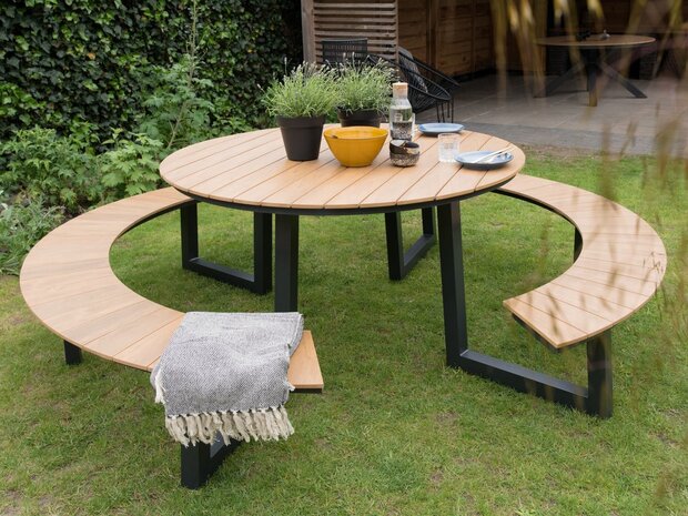 Outdoor Living Picknickset Arezzo Rond