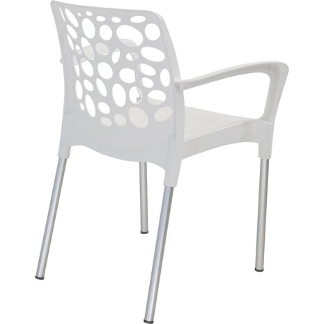 Outdoor Living Stapelstoel Bravo Wit