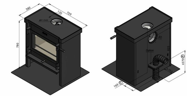 JAcobus 12 houtkachel