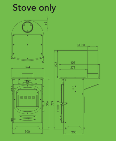 Charlton & Jenrick Go Eco Adventurer 5 Outdoor kachel