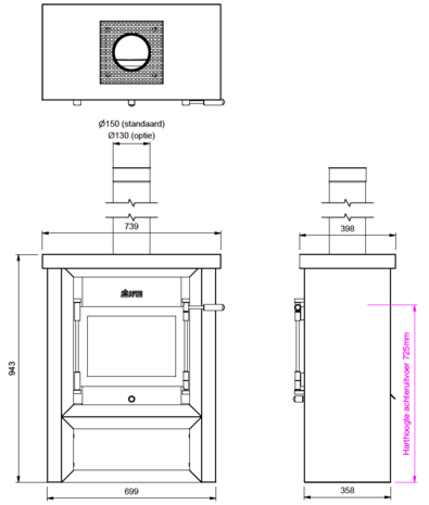 JAcobus 9 Kwadraat beton front