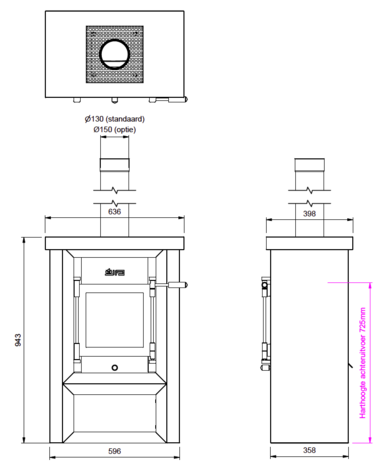 JAcobus 6 Kwadraat beton front