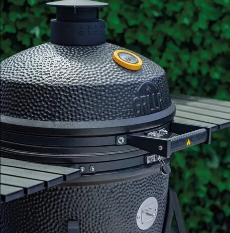 GRLLR  Ember Kamado Classic 22 Inch Charcoal  Zwart