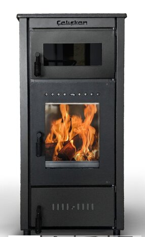 Caliskan 302 Fireplace Stove Met Oven