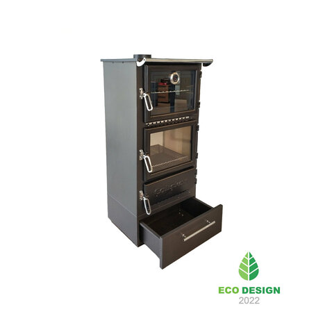 Caliskan 306 Box Fireplace Stove Met Oven
